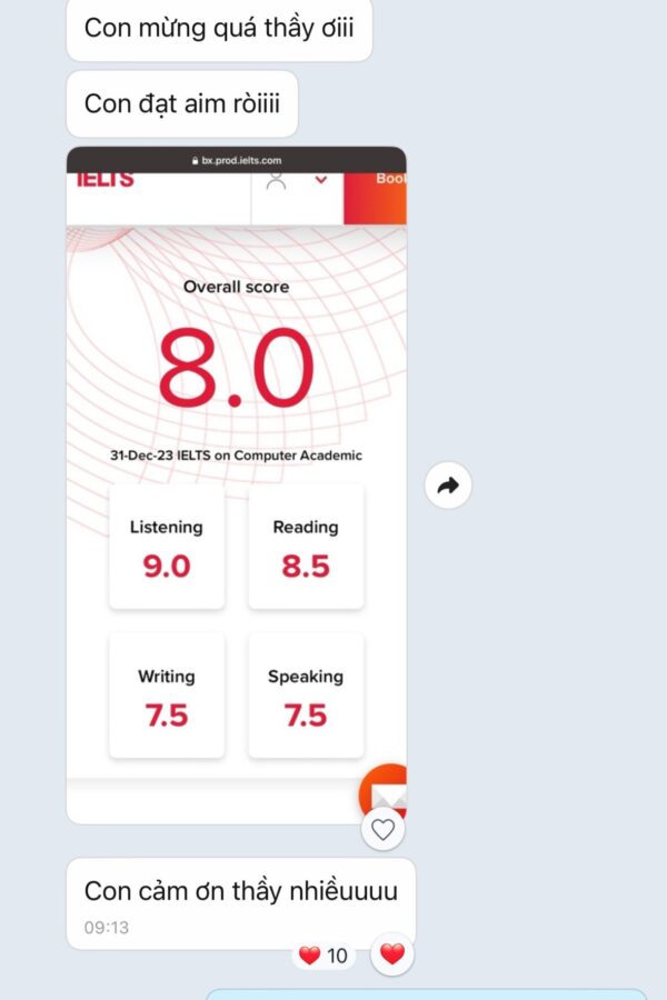 Nguyễn Ngọc Kỳ Duyên 8.0 IELTS